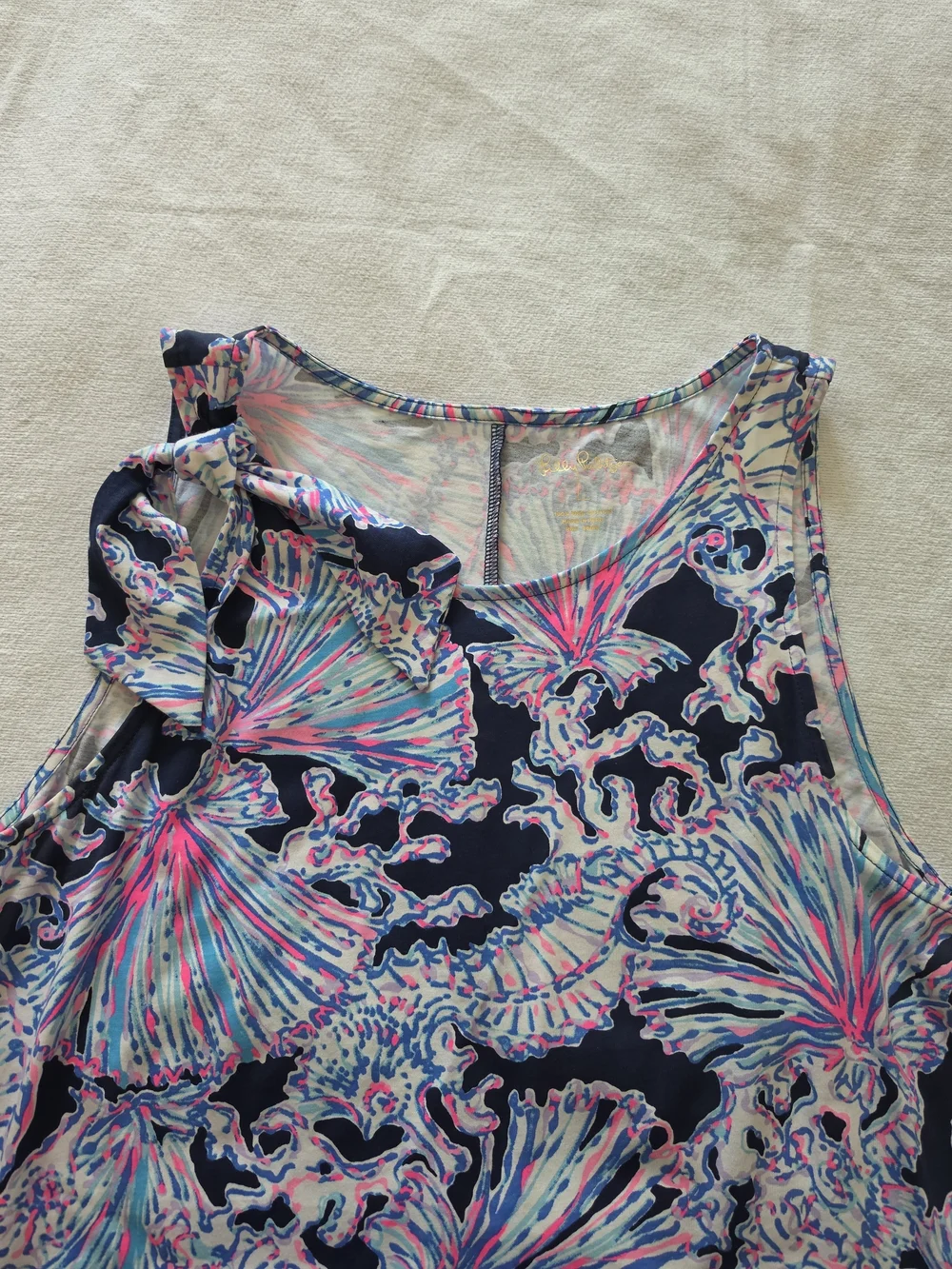 Lilly Pulitzer Luella Seashell A-Line Tank Dress